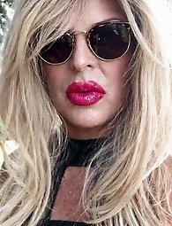 Crossdresser beauty Cum on her small tits and pussy