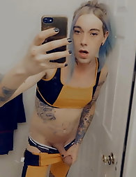 Racy cutie is spreading her legs on camera