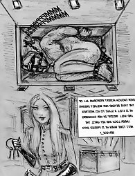 Blonde tranny cutie shows her tricks