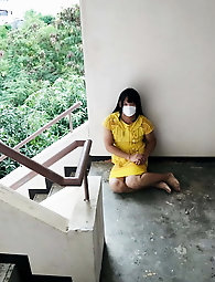 Dress Yellow Teen ladyboy