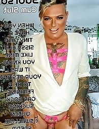 The sexy and slim transsexual is showing the beauty of her hole