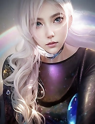 A collection of 14 images featuring a petite and attractive rear end