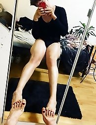 Beautiful transgender women drenched in semen